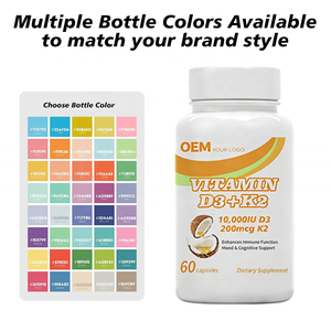 Soluciones de Empaque Personalizadas para Suplementos de Vitamina D3 y K2, Fábrica con MOQ Flexible, Tamaños de Botellas y Cajas para Marcas con Enfoque Visual - Product Image 6