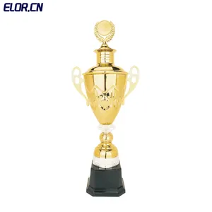 Elor tốt nhất Hot Bán giải thưởng kim loại Trophy cup Winner vàng trang trí mảng bám cho thể thao kỷ niệm sự kiện