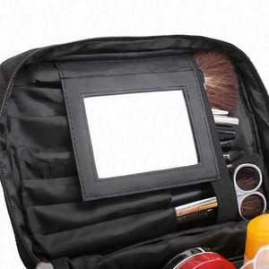 Sac de beauté pliable multifonctionnel de grande capacité, étui portable de voyage, sac de rangement cosmétique avec miroir - Product Image 5