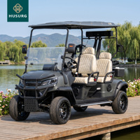 Nouveau style 2026 – Voiturette de golf électrique 6 places certifiée CEE, batterie acide 220V, feux LED, châssis en aluminium, pour usage en club