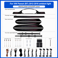 Éclairage intérieur automobile VW Passat 2012, lumière ambiante LED pour siège de voiture, volant Galaxy LHD 12V pour VW Passat B7 2012-2016
