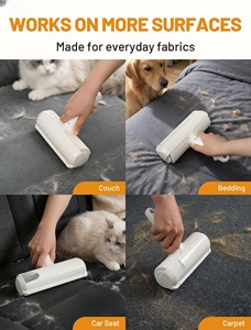 Custom Self-Cleaning Reusable <b>Carpet</b> Cat Fur Pet Hair <b>Remover</b> Roller <b>Lint</b> Brushes Dog Cepillo Pelo Gato Pet Hair <b>Remover</b> - Product Image 3