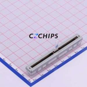 Résistance/potentiomètre réglable RS6011YA600M, composant traversant (THT), résistance 10 kOhm 20 % 10 V 100 mW - Product Image 1