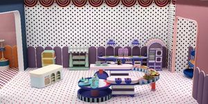 Aire de jeux intérieure souple pour enfants Hotel <span class=keywords><strong>Club</strong></span> Coin de jeu pour enfants Ensemble de meubles de maison de jeu de supermarché - Product Image 3