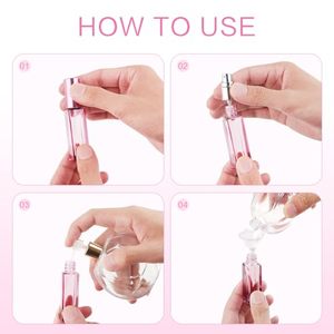 Good Quality Thick Bottom Bottle 10ml Mixed Color Perfume Glass Bottle Sprayer <b>Pink</b> Perfume Glass Bottle - Product Image 4