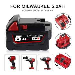 Batería de Iones de Litio de Repuesto Forenpower de 5 Ah y 18 V, Compatible con Herramientas Eléctricas Inalámbricas del Sistema de 18 V - Product Image 5