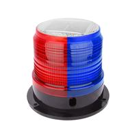Luz de advertencia de señal estroboscópica solar para exteriores, luz indicadora impermeable, lámpara LED, luz intermitente, alarma de seguridad, autobús escolar
