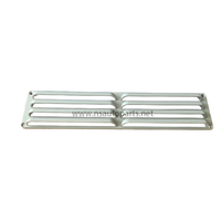 Vente en gros de grilles d'aération grises pour bus en plastique pratiques et durables Couvercle d'aération arrière pour climatiseur de camion