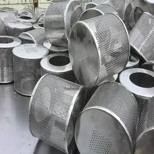 Vente en gros 304 tube de filtre en acier inoxydable tube de filtre en treillis métallique en acier inoxydable tuyau perforé