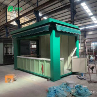 Kiosque en acier contemporain pour villas et appartements - Conception de maisons conteneurs durables et écologiques