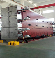 Séchoir à copeaux de bois en acier inoxydable à haute efficacité four de séchage de tunnel de séchage de ceinture de maille de sciure