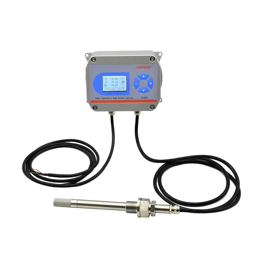 HG808U RS485 SS Probe dew point temperature and humidity transmitter for hydrogen production stations rs 485 4-20ma 0-5V 0-10V