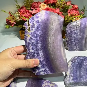 Wholesale Natural Silk Fluorite Raw Tower Crystals Stones Healing Crystal Quartz Crafts For Gifts