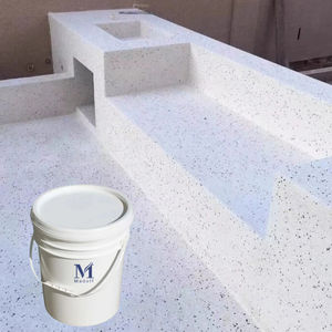 樹脂洗浄石アートコーティング耐久性ブラシアクリルコーティング液体石アートコーティングマイクロ研磨石 - Product Image 4