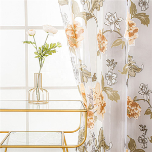 Rideau en <span class=keywords><strong>tulle</strong></span> transparent de style différent et moderne pour la porte de la fenêtre du salon - Product Image 4