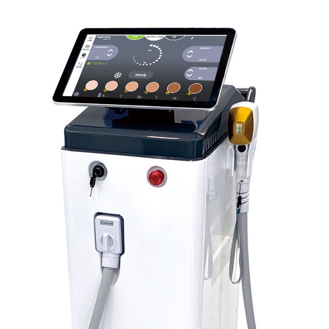 2024 Model Laser Diode Laser Three Wavelengths 755 808 1064nm 1000w Laser  Hair Removal Machine Price