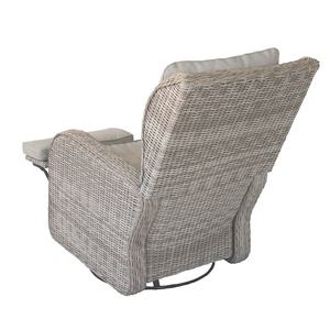 Muebles de jardín al aire libre, Patio, sillón giratorio reclinable individual - Product Image 3