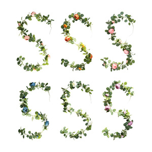 Guirnaldas de peonías artificiales, decoración de pared floral para bodas, arte floral, flores artificiales para decoración del hogar - Product Image 4