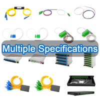 Módulo de caja ABS PLC Tipo de divisor óptico 2,0mm 3,0mm Divisor de fibra óptica 1*6 1*8 1*16 Caja de ABS Divisor PLC