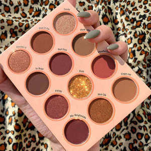 Holesale <span class=keywords><strong>12</strong></span> Color reamy yeshadow lumluminum ase Ase o Ye hadow alallet osmetic oooose igigment yeshadow - Product Image 3