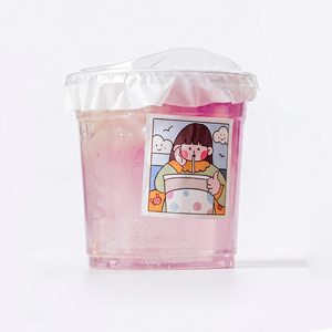 美观的18盎司珍珠奶茶杯带盖，适用于奶茶和甜点批发 - Product Image 2