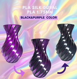 Filamento PLA Silk de Doble Color para Impresión 3D, 1.75mm, 1kg, 100% Material Virgen, Brillante, para Impresoras FDM, Ideal para Modelos Artísticos - Product Image 2