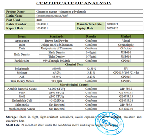 Aogubio Poudre de cannelle instantanée naturelle Prix d'usine Supplément à base de plantes Cassia Cannelle - Product Image 4