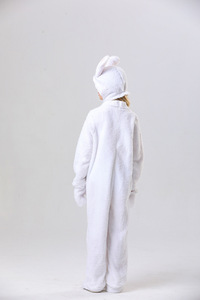 El Conejito Blanco Está Vestido de <span class=keywords><strong>Conejo</strong></span> Gris - Disfraz para Fiesta de Animales de Halloween - Product Image 6