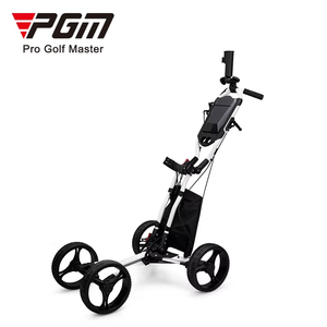 Chariot de Golf Manuel Pliable à Pousser à 4 Roues de Haute Qualité PGM QC005 - Product Image 3