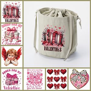 Fries Before Guys Valentine's Day Tema DTF Transfer Printing Transferencia de calor para Tote Bolsas de lona Almohadas Envío gratis - Product Image 4