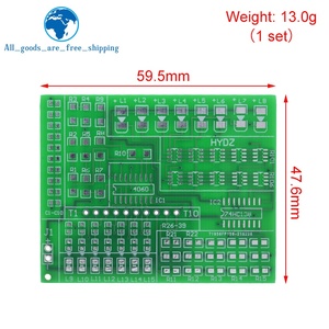 TZT Diy Kit de controlador de luz de 15 colores 1801 <span class=keywords><strong>SMD</strong></span> componente soldadura práctica tablero partes Kit de producción electrónica - Product Image 2