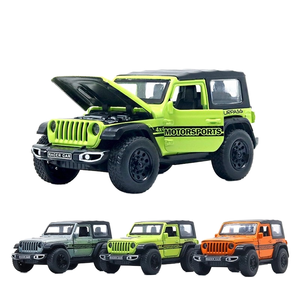 Modelo de Coche SUV de Aleación a Escala 1:36, Carrocería de Metal, 4 Puertas que se Abren, Juguete Duradero para Niños y Niñas |   Regalo Ideal para Niños - Product Image 1