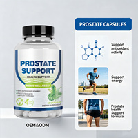 Fabricant de compléments alimentaires, vente en gros personnalisée, capsules de soutien de la prostate pour hommes adultes, gestion de l'énergie végétalienne, compléments alimentaires
