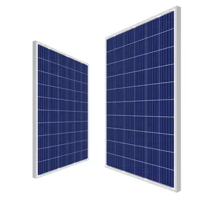 270W 30v太阳能电池板多晶黑色太阳能电池板，全黑高效