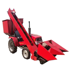 Mini agriculture machinery tractor corn maize harvester machine/maize combine harvester equipment small harvest machine