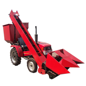 Mini agriculture machinery tractor corn maize harvester machine/maize combine harvester equipment small harvest machine