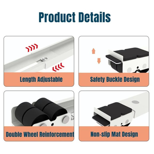 <span class=keywords><strong>Support</strong></span> de meuble réglable à rotation 360°, <span class=keywords><strong>support</strong></span> universel mobile pour <span class=keywords><strong>réfrigérateur</strong></span>, base pour machine à laver avec <span class=keywords><strong>roulettes</strong></span> - Product Image 5