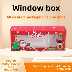 Boîte d'emballage personnalisée en carton blanc pour bijoux, pendentifs, produits numériques, aliments, pâtisseries et plats à emporter - Product Image 1