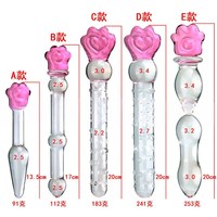 Dildo en verre imitation patte de chat mignon, masturbateur féminin, plug anal en verre cristal, jouet sexuel pour femme, homme, couple
