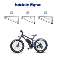 Paquete de Batería para Bicicleta Eléctrica Polly DP-5, 48V 20Ah 21700, Batería de Litio para Tubo Inferior, Reemplazo con BMS para Bicicleta Eléctrica