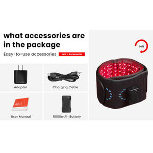 Sabuk Terapi Cahaya Inframerah Grosir Pabrik dengan Baterai Pereda Nyeri Tubuh LED Terapi Cahaya Merah Sabuk Pembungkus Terapi Cahaya Merah - Product Image 5