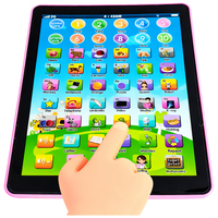 Vente en gros de tablette éducative d'apprentissage intelligent OEM pour enfants Caractéristiques d'apprentissage automatique Jouet de lecture en plastique ABS 5-7 ans