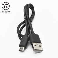 Cable Micro USB reversible largo para Android para Samsung para Galaxy S7 S6 Edge Chaqueta de nailon para carga de cámara