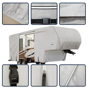 <span class=keywords><strong>Housse</strong></span> de camping-car Bestway Custom à <span class=keywords><strong>4</strong></span> couches et 5 roues pour caravanes et camping-cars, protection UV, tissu non tissé durable, utilisation quatre <span class=keywords><strong>saisons</strong></span> - Product Image 5