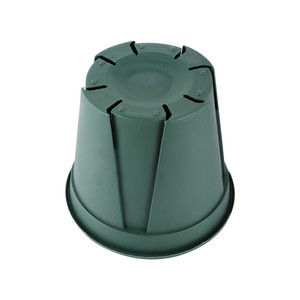 Maceta de plástico grueso con bandeja para suculentas, macetas de flores redondas transpirables para exteriores - Product Image 5