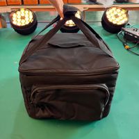 4 Piezas de Luces Par Inalámbricas de Batería RGBAW+UV de 6x18W 6 en 1 con Bolsa, Control Remoto DMX, Iluminación LED para Escenario, para Fiestas de DJ