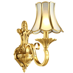 Lampe murale en laiton d'abat-jour en verre de haute qualité pour lampe murale d'installation intérieure ou extérieure - Product Image 6