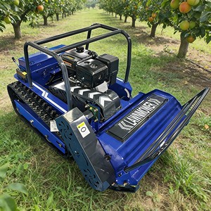 <span class=keywords><strong>Tondeuse</strong></span> à fléaux télécommandée sur chenilles tout-terrain, coupe-herbe à chenilles, vente directe usine pour ferme et jardin, vente en gros - Product Image 1