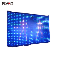 Écran LED magnifique, taille P3.5-p20cm, écran LED d'intérieur semi-extérieur OEM, écran vidéo LED de scène, toile de fond murale