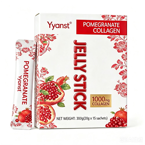High quality pomegranate extract fish collagen peptide <b>jelly</b> sticks Small molecule formula better absorption improve skin - Product Image 1